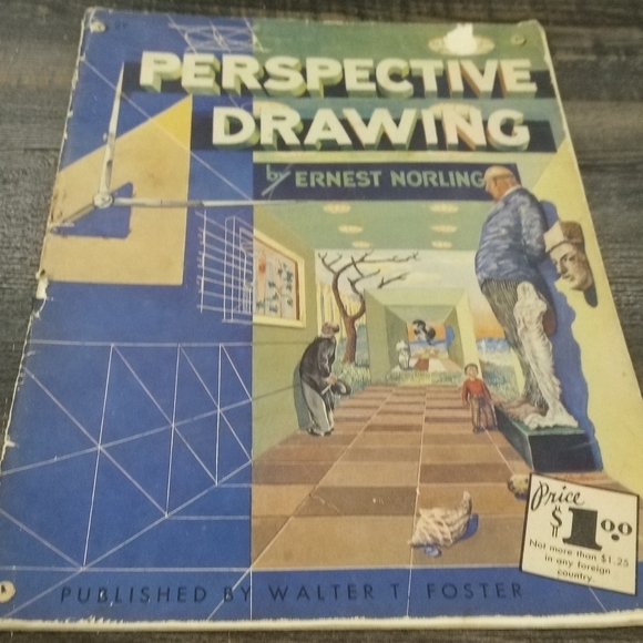 Perspective Drawing by Ernest Norling Draw Art - Picture 1 of 4